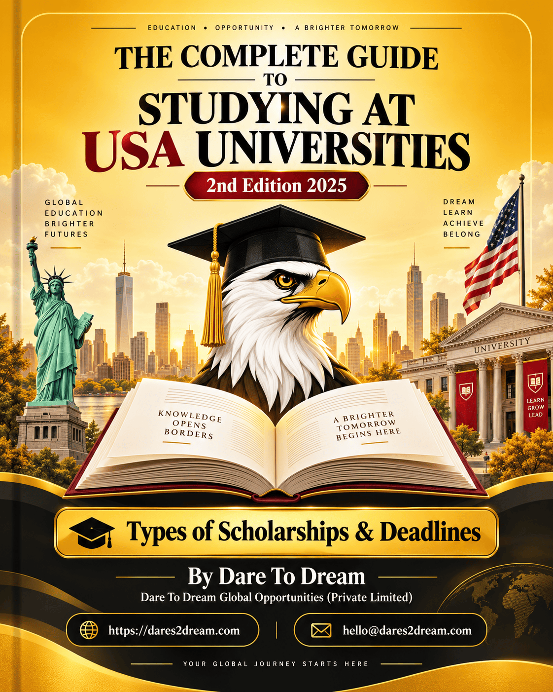 The Complete Guide to Study in USA book cover